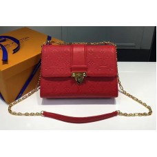 Louis Vuitton Monogram Empreinte Saint Sulpice PM Shoulder Bag M43392 Red 2017