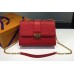 Louis Vuitton Monogram Empreinte Saint Sulpice PM Shoulder Bag M43392 Red 2017