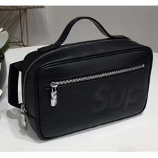 Louis Vuitton Epi Leather Supreme Mini Tote Bag Black 2017