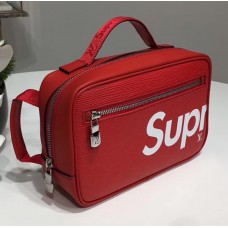 Louis Vuitton Epi Leather Supreme Mini Tote Bag Red 2017