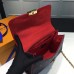 Louis Vuitton Monogram Empreinte Saint Sulpice PM Shoulder Bag M43392 Marine Rouge 2017