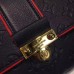 Louis Vuitton Monogram Empreinte Saint Sulpice PM Shoulder Bag M43392 Marine Rouge 2017