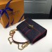 Louis Vuitton Monogram Empreinte Saint Sulpice PM Shoulder Bag M43392 Marine Rouge 2017