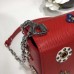 Louis Vuitton Epi Denim Leather With Hand-beaded Motifs Shoulder Bag M54217 Red 2017