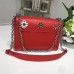 Louis Vuitton Epi Denim Leather With Hand-beaded Motifs Shoulder Bag M54217 Red 2017