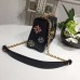 Louis Vuitton Epi Denim Leather With Hand-beaded Motifs Shoulder Bag M54217 Black 2017