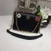 Louis Vuitton Epi Denim Leather With Hand-beaded Motifs Shoulder Bag M54217 Black 2017