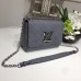 Louis Vuitton Epi Denim Leather Shoulder Bag M54217 Grey 2017