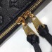 Louis Vuitton Monogram Empreinte Leather Ponthieu Bag PM M43719 Noir 2017