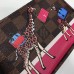 Louis Vuitton Damier Ebene Canvas Animal Print Mini Pochette Bag N58009 2017
