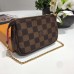 Louis Vuitton Damier Ebene Canvas Animal Print Mini Pochette Bag N58009 2017