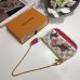 Louis Vuitton Damier Azur Canvas Animal Print Mini Pochette Bag N58010 2017