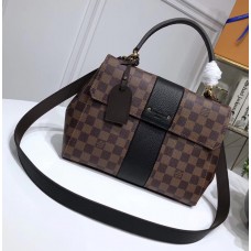 Louis Vuitton Damier Ebene Canvas Bond Street Bag Black 2017