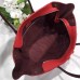 Louis Vuitton Freedom Grained Calfkin Leather Tote Handbag M54843 Burgundy 2017