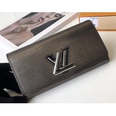 Louis Vuitton Diagonal Epi Leather Twist Wallet M62052 2017