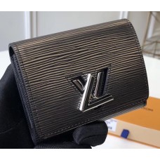 Louis Vuitton Diagonal Epi Leather Twist Short Wallet M62055 2017