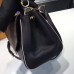 Louis Vuitton Grained Calfskin Double V Handbag M54439 Noir 2017