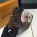 Louis Vuitton Bird Pochette Felicie Chain Wallet Bag M62415 Pink 2017(KD-722402)