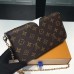 Louis Vuitton Bird Pochette Felicie Chain Wallet Bag M62415 Pink 2017(KD-722402)