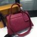 Louis Vuitton Vosges Monogram Empreinte Leather Medium handbag M43249 Burgundy(kd-732802)