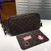 Louis Vuitton Monogram Canvas Badge Detail Neverfull MM Bag 2017