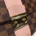 Louis Vuitton Damier Ebene Canvas With Stripe Taurillon Leather Wight Bag N64418 Magnolia 2017