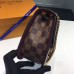 Louis Vuitton Damier Ebene Canvas With Stripe Taurillon Leather Wight Bag N64418 Burgundy 2017