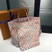 Louis Vuitton Damier Azur Canvas Nerverfull MM Tote Bag N41050 Pink 2017