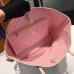 Louis Vuitton Damier Azur Canvas Nerverfull MM Tote Bag N41050 Pink 2017