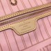 Louis Vuitton Damier Azur Canvas Nerverfull MM Tote Bag N41050 Pink 2017