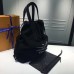 Louis Vuitton Cowhide Leather Trim Cabas Light M43415 Black 2017