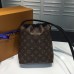 Louis Vuitton Monogram Elipse Coated Canvas Nano Bag M43418 Coffee 2017