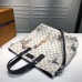Louis Vuitton Original Leather Giraffe Print Tote NS Monogram Men’s Bag M541295 White 2017