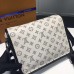 Louis Vuitton Original Leather Animal Print  Men’s Shoulder Bag M54248 White 2017