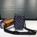 Louis Vuitton Original Leather Elephant  Print  Men’s Mini Shoulder Bag M54246 Black 2017