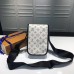 Louis Vuitton Original Leather Zebra  Print  Men’s Mini Shoulder Bag M54246 White 2017