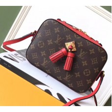 Louis Vuitton Saintonge Monogram Calfskin Bag M43556 Red 2018