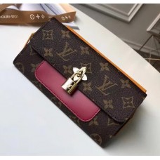 LOUIS VUITTON FLOWER LONG WALLET M62566 FUCHSIA 2018