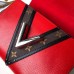 Louis Vuitton Epi Monogram Canvas Chevron Stud Twist MM Bag Red 2018