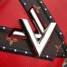 Louis Vuitton Epi Monogram Canvas Chevron Stud Twist MM Bag Red 2018