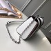 Louis Vuitton EPI Monogram Canvas Chevron Stud Twist MM Bag White 2018