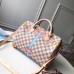 Louis Vuitton Summer Trunks Damier Azur Canvas Speedy Bandouliere 30 Bag N41063 2018