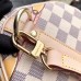 Louis Vuitton Summer Trunks Damier Azur Canvas Speedy Bandouliere 30 Bag N41063 2018