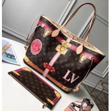 Louis Vuitton Summer Trunks Monogram Canvas Neverfull MM Bag M41390 2018