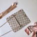 Louis Vuitton Summer Trunks Damier Azur Canvas Chain Pochette Weekend Clutch Bag N60108 2018