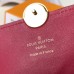 Louis Vuitton Flore Compact Wallet in Monogram Canvas M64588 Fuchsia