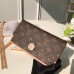 Louis Vuitton Flore Wallet in Monogram Canvas M64585 Pink
