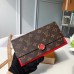 Louis Vuitton Flore Wallet in Monogram Canvas M64585 Red