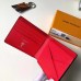 Louis Vuitton Football Print Short Wallet M63228 Red/White 2018