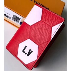 Louis Vuitton Football Print Wallet M63226 Red/White 2018